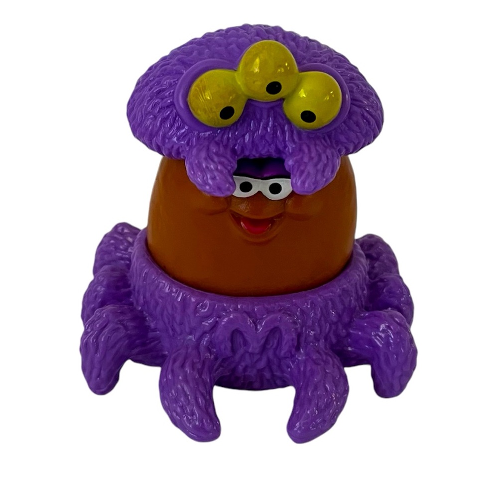 NUGGET BUDDIES McDonalds 1995 Halloween SPIDER McNugget HAPPY MEAL TOY Vintage